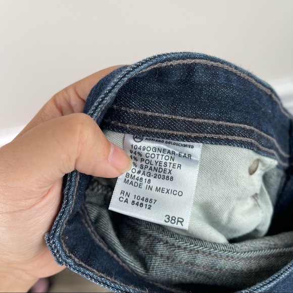 AG Adriano Goldschmied the protege straight leg jeans size 38 x 32 - Picture 8 of 8